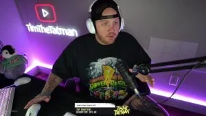 Tim Sitting on his gaming chair