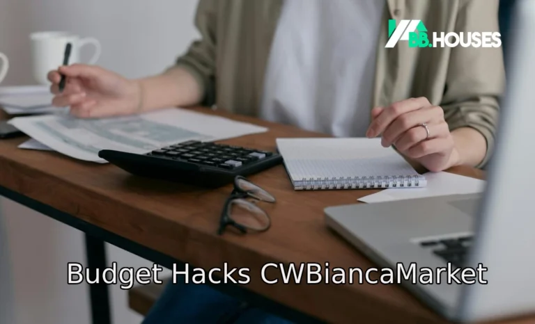 Shopper with Budget Hacks CWBiancaMarket app saves on groceries, holding a basket with coupons in a bright market setting.