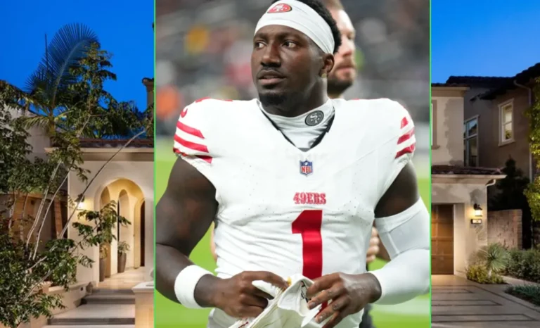 Deebo Samuel House luxury mansion in Morgan Hill California with pool and modern family features.