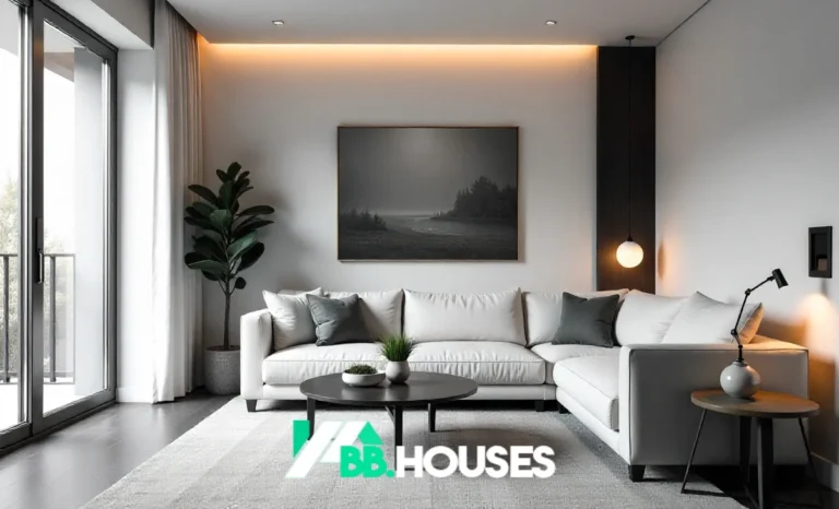 Seamless HVAC Solutions with Interior Decor featuring wall-mounted ductless system, hidden vents, and eco-friendly vent covers.
