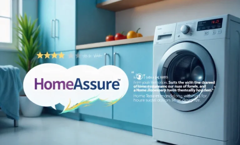 HomeAssure Admin reviews showing customer ratings, pricing plans, home appliances coverage for warranty protection