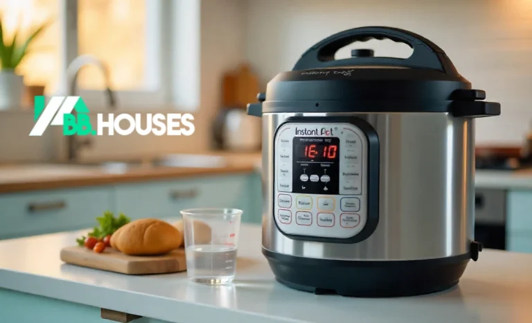 Instant Pot displaying Instant Pot C7 error on a counter with a sealing ring and water cup, ready for troubleshooting.