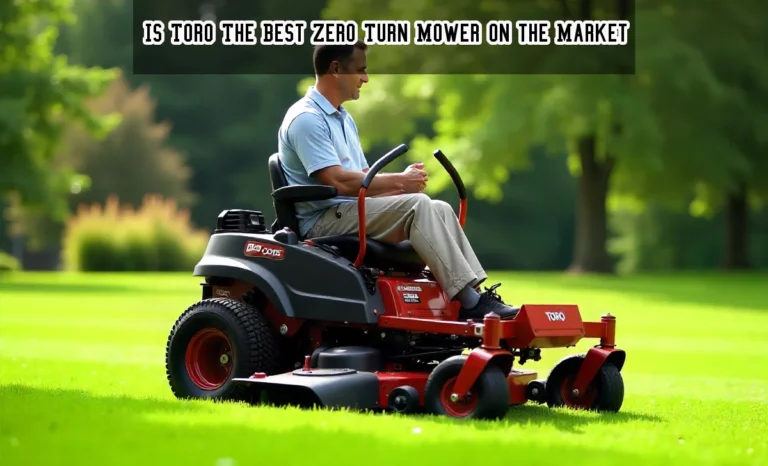 Is Toro the Best Zero Turn Mower on the Market 2025? High-tech design, smooth ride, and durable cutting deck shown in action.