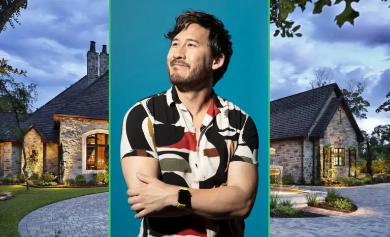 Markiplier house exterior mid-century modern architecture La Cañada Flintridge luxury gaming mansion mountain views