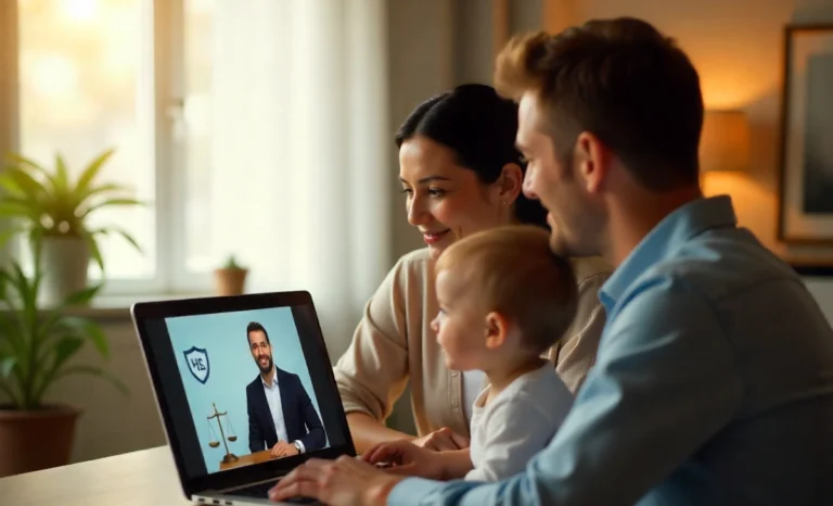 MyLawyer360.com Family interface with family accessing affordable legal services and attorney consultation online.