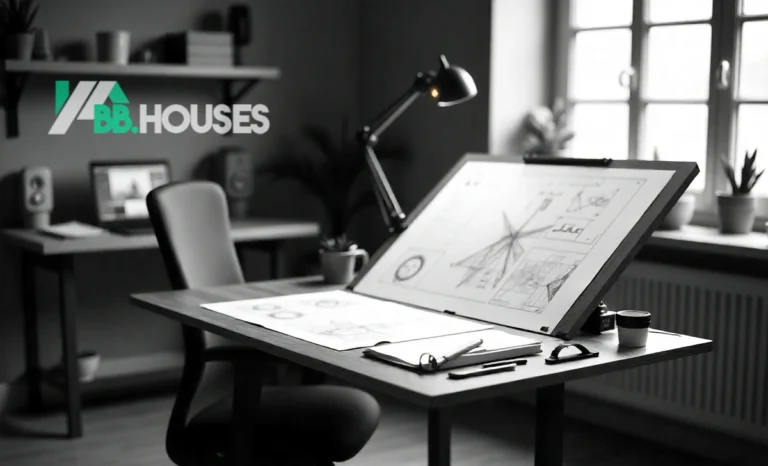 Altek Drafting Table ACT 36048 modern workspace setup with blueprints