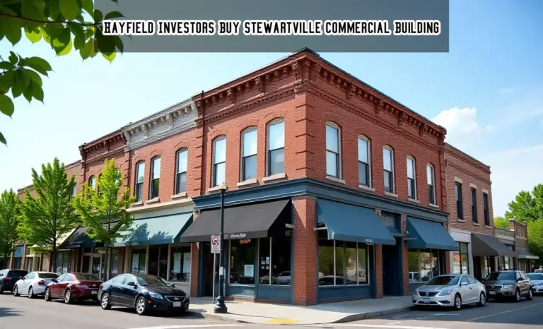 Hayfield Investors Buy Stewartville Commercial Building at 100 Second St SE, a prime income-generating property.