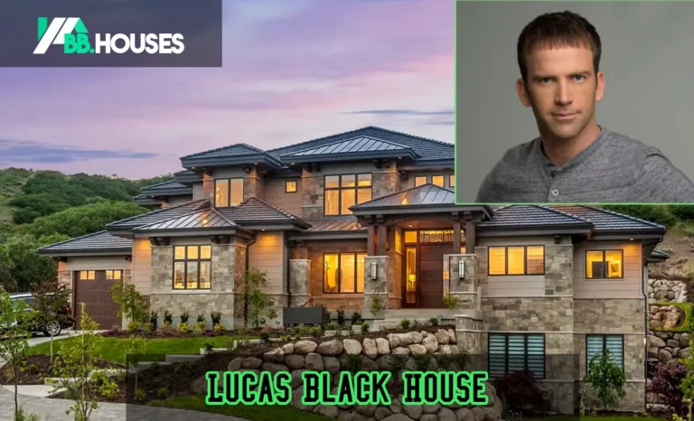 Exterior view of Lucas Black house in Louisville, Kentucky, and his Alabama Smith Lake fishing retreat.