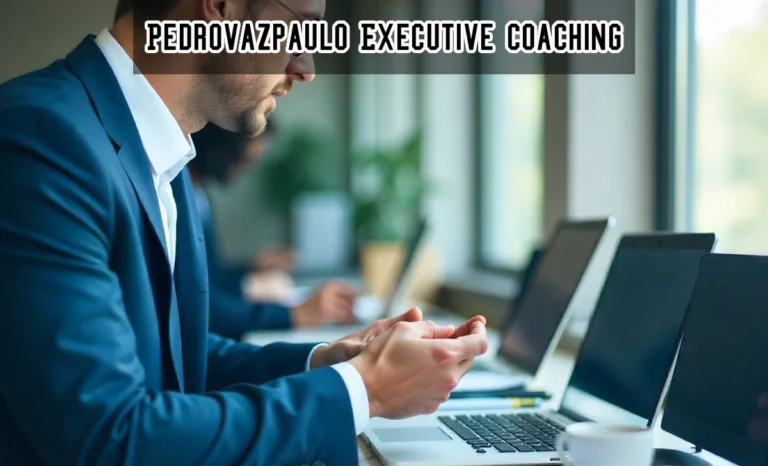 Executive receiving personalized Pedrovazpaulo Executive Coaching leadership coaching session