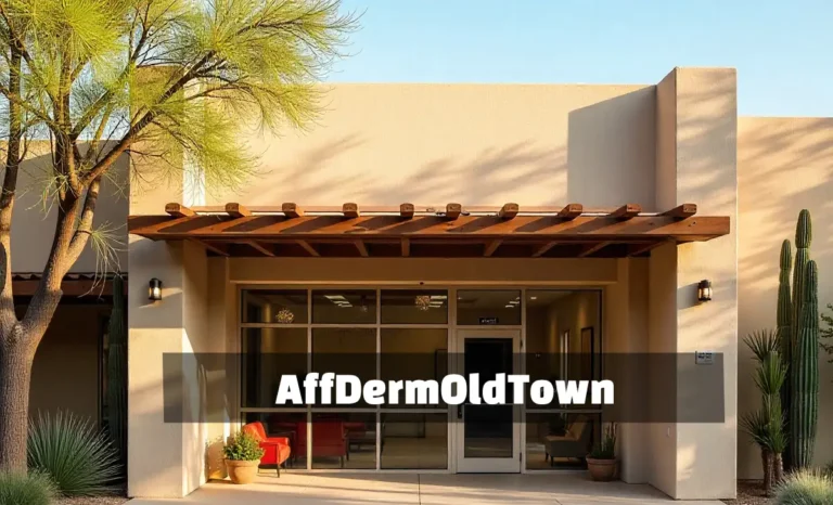 AffDermOldTown: Your Guide to Expert Skin Care in Scottsdale AffDermOldTown dermatology clinic building exterior in Old Town Scottsdale Arizona