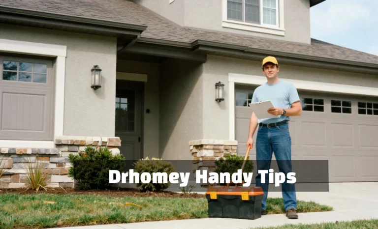 Drhomey Handy Tips demonstration showing home maintenance tools and DIY repair techniques for homeowners and beginners.