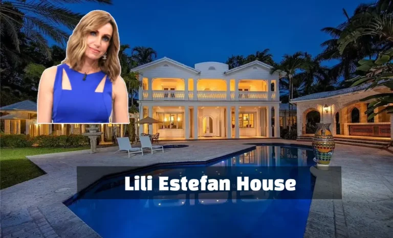 Inside Lili Estefan House: A Look at the Miami TV Star’s $2 Million Mansion Lili Estefan House with bright white decor, modern layout, big windows, two pools, and her iconic red grand piano.