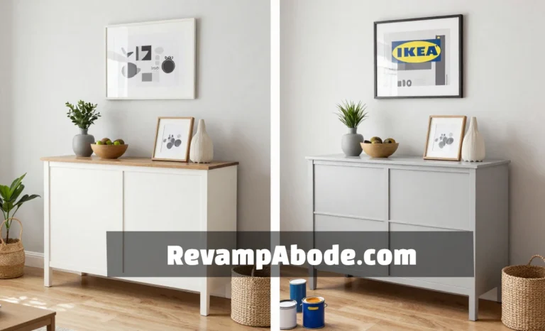 RevampAbode.com: Budget-Friendly Home Design Ideas That Work RevampAbode.com budget-friendly living room transformation with DIY furniture and affordable home decor